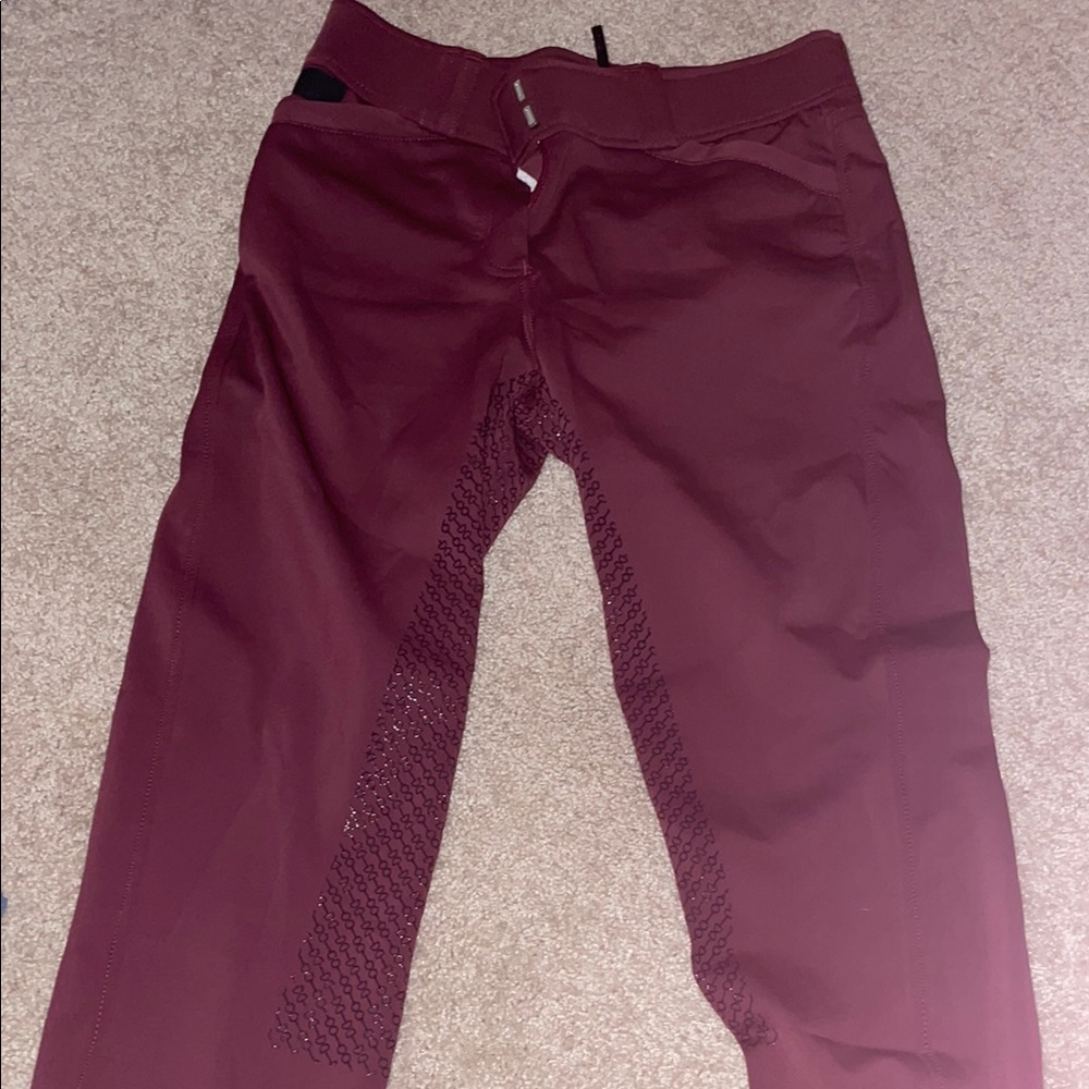 Dover Saddlery Breeches Burgandy